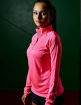 Greif PINK - XTREME-TEK™ UPF 50+ RUNNERS Quarter Zip with EMB Logo Ladies (MIN 12)