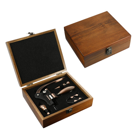 Greif® - Graze Wood and Metal Wine Set