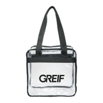 Game Day Clear Zippered Safety Tote (MIN 60)