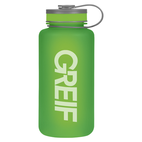 Holiday Special - Limited Stock: 32 oz. Tritan™ Hydrator Sports Bottle with Greif Logo - Lime Green
