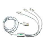 GREIF Realm 3-in-1 Long Charging Cable (MIN 100)