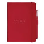 Greif® JournalBook® PEN COMBO Vienna Hard Bound Bundle Set with Embossed logo (MIN 96)