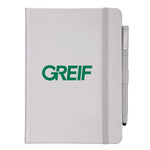 Greif® JournalBook® PEN COMBO Vienna Hard Bound Bundle Set with Printed Logo (MIN 96)