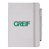 Greif® JournalBook® PEN COMBO Vienna Hard Bound Bundle Set with Printed Logo (MIN 96)