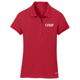 DEV Nike®- Dri-FIT Solid Icon Pique Modern Fit Polo - Ladies