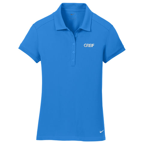 DEV Nike®- Dri-FIT Solid Icon Pique Modern Fit Polo - Ladies