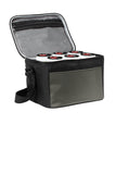 Caixa térmica Port Authority® para 6 latas com logotipo bordado Greif