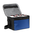 Caixa térmica Port Authority® para 6 latas com logotipo bordado Greif