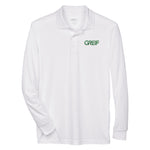 CORE365 Men's Pinnacle Performance Long Sleeve Piqué Polo with Greif Embroidered Logo