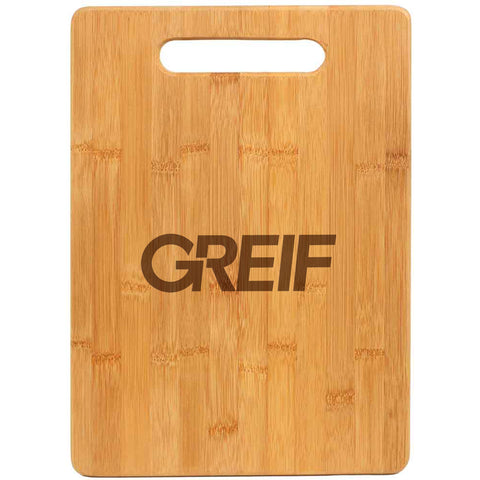Greif® 11 1/2 Inch Bamboo Rectangle Cutting Board with Handle