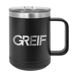 Greif® - Polar Camel® 15oz Travel Mug with Laser Logo