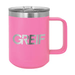 Greif® - Polar Camel® 15oz Travel Mug with Laser Logo