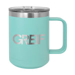 Greif® - Polar Camel® 15oz Travel Mug with Laser Logo