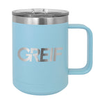 Greif® - Polar Camel® 15oz Travel Mug with Laser Logo