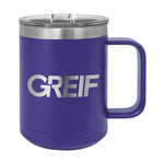 Greif® - Polar Camel® 15oz Travel Mug with Laser Logo
