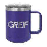 Greif® - Polar Camel® 15oz Travel Mug with Laser Logo