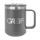 Greif® - Polar Camel® 15oz Travel Mug with Laser Logo