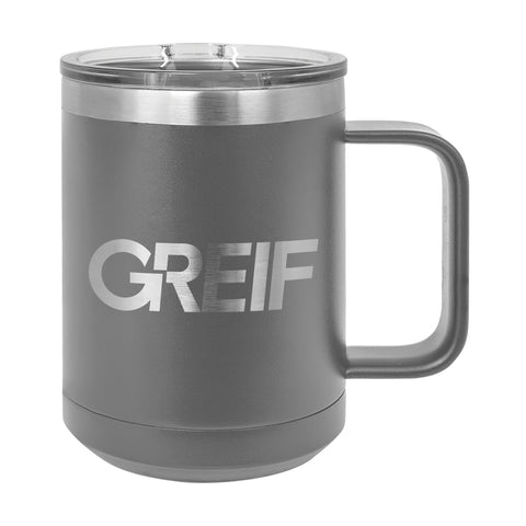 Greif® - Polar Camel® 15oz Travel Mug with Laser Logo