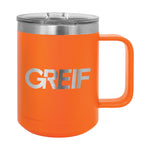 Greif® - Polar Camel® 15oz Travel Mug with Laser Logo