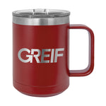 Greif® - Polar Camel® 15oz Travel Mug with Laser Logo