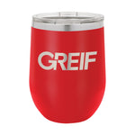 Greif® - Polar Camel® 12oz Stemless Wine Tumbler with Laser Logo