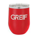 Greif® - Polar Camel® 12oz Stemless Wine Tumbler with Laser Logo