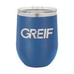 Greif® - Polar Camel® 12oz Stemless Wine Tumbler with Laser Logo