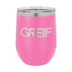 Greif® - Polar Camel® 12oz Stemless Wine Tumbler with Laser Logo