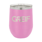 Greif® - Polar Camel® 12oz Stemless Wine Tumbler with Laser Logo