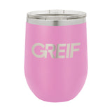 Greif® - Polar Camel® 12oz Stemless Wine Tumbler with Laser Logo