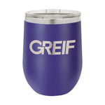 Greif® - Polar Camel® 12oz Stemless Wine Tumbler with Laser Logo