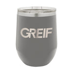 Greif® - Polar Camel® 12oz Stemless Wine Tumbler with Laser Logo