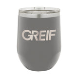 Greif® - Polar Camel® 12oz Stemless Wine Tumbler with Laser Logo