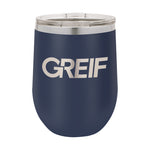 Greif® - Polar Camel® 12oz Stemless Wine Tumbler with Laser Logo