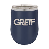 Greif® - Polar Camel® 12oz Stemless Wine Tumbler with Laser Logo