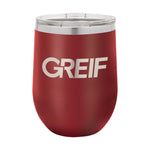 Greif® - Polar Camel® 12oz Stemless Wine Tumbler with Laser Logo