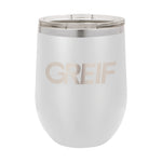 Greif® - Polar Camel® 12oz Stemless Wine Tumbler with Laser Logo