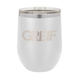 Greif® - Polar Camel® 12oz Stemless Wine Tumbler with Laser Logo