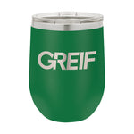 Greif® - Polar Camel® 12oz Stemless Wine Tumbler with Laser Logo