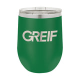 Greif® - Polar Camel® 12oz Stemless Wine Tumbler with Laser Logo