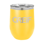 Greif® - Polar Camel® 12oz Stemless Wine Tumbler with Laser Logo