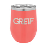 Greif® - Polar Camel® 12oz Stemless Wine Tumbler with Laser Logo