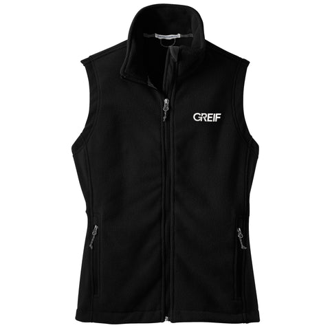 Port Authority® - VALUE Polar Fleece Vest with Greif Embroidery Logo - Ladies