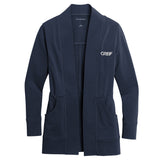 Port Authority Ladies Microterry Cardigan with GREIF embroidery