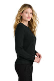 GREIF Port Authority® Women's Easy Care Crewneck Cardigan Sweater
