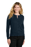 GREIF Port Authority® Women's Easy Care Crewneck Cardigan Sweater