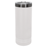 GREIF 22 oz. Ghost Black ION-Plated Skinny Tumbler with Slider Lid