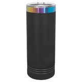 GREIF 22 oz. Prismatic Effect ION-Plated Skinny Tumbler with Slider Lid