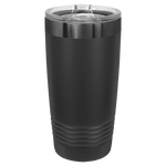 GREIF Polar Camel 20 oz. Black/Ghost Black ION-Plated Ringneck Tumbler with Slider Lid