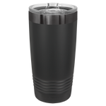 GREIF 20oz Ghost Black ION-Plated Tumbler with Slider Lid